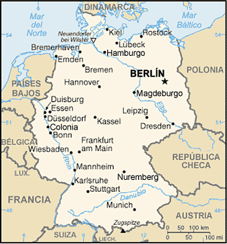 Intercambio telefónico automático entre Berlin y Munich (Alemania)