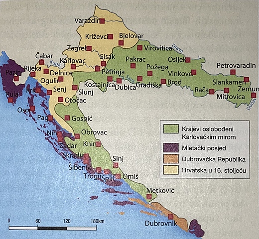 Oslobođenje hrvatskih zemalja krajem 17. stoljeća