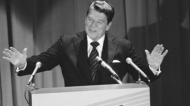 Reagan announces his Candidacy