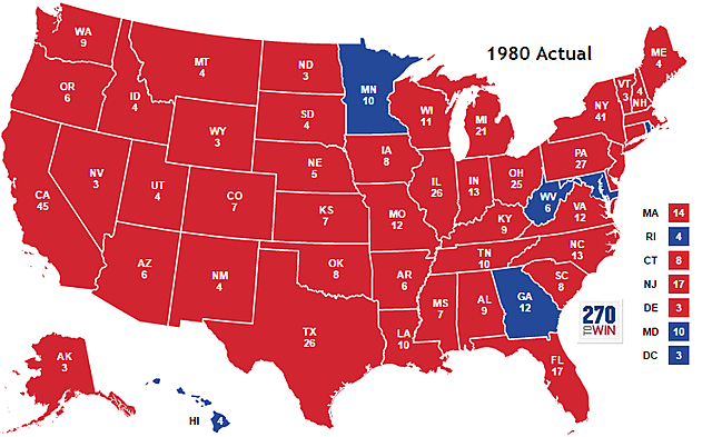Reagan wins the Election