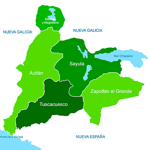 Fundación de la provincia de Ávalos.