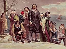 Pilgrims arrive to Plymouth