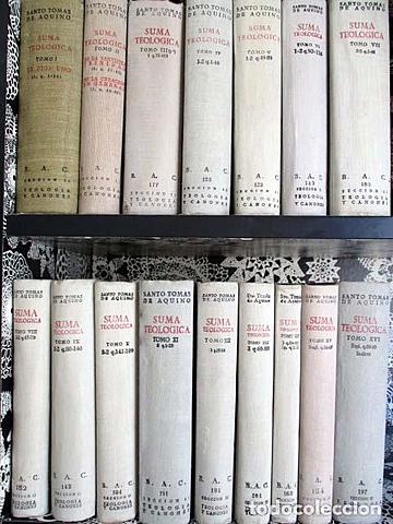 Las obras de Santo Tomás de Aquino.