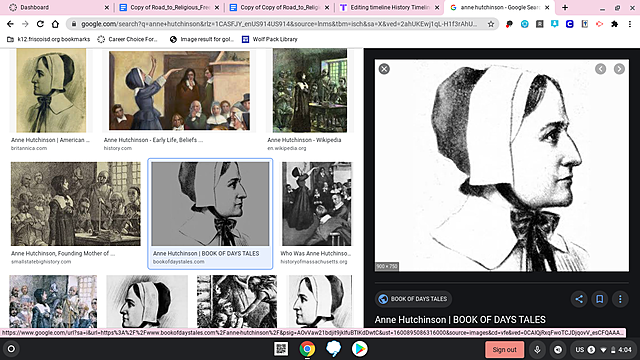 Dissent in Massassachutes Bay