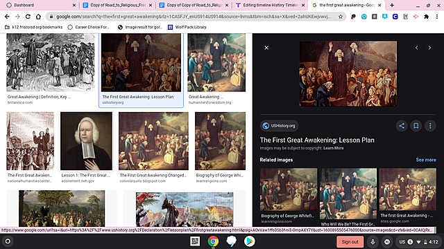 The first great awakening