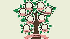 Timeline: Árbol genealógico y principales logros individualizados