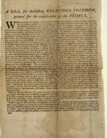 Virginia Statutes for Religious Freedom