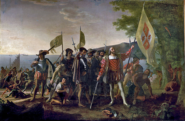 Columbus Reaches the Island of Hispaniola
