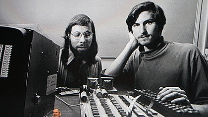 Steve Wozniak y Steve Jobs