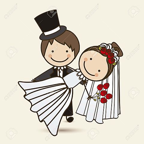 Mi abuelos se casaron.