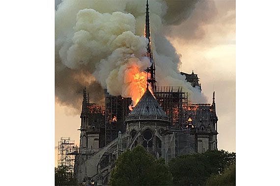 Incendie de la Cathédrale Notre-Dame de Paris(évènement international)