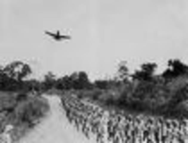 The WWII Japanese invasion of the Philippines