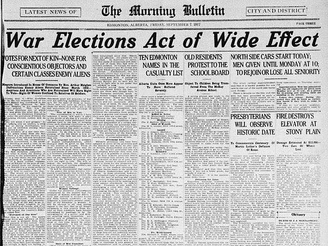 The wartime election