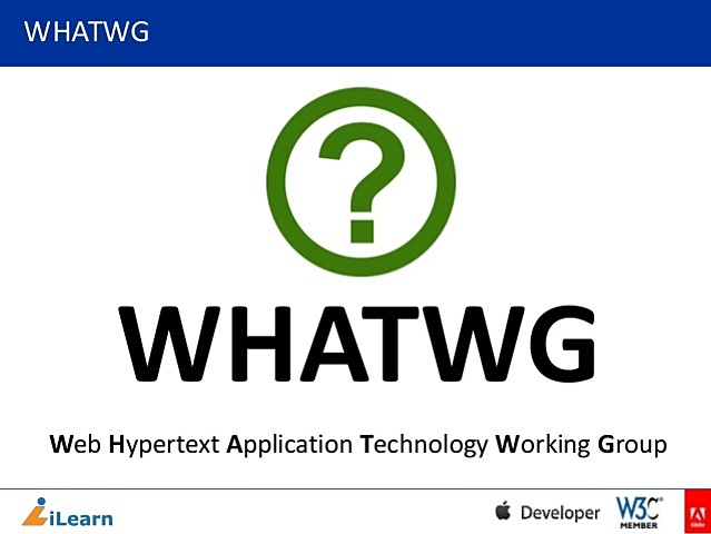 WHATWG - Comunidad interesada en la evolución de HTML