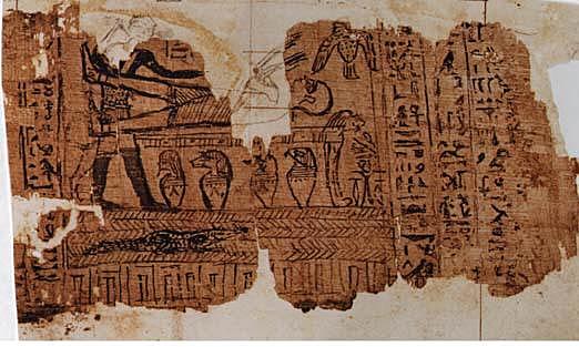 Los rollos de papiro