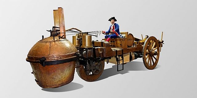 Primer Automóvil a Vapor