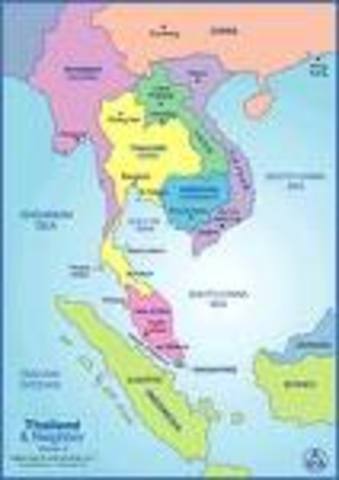 the arrival of the Thais