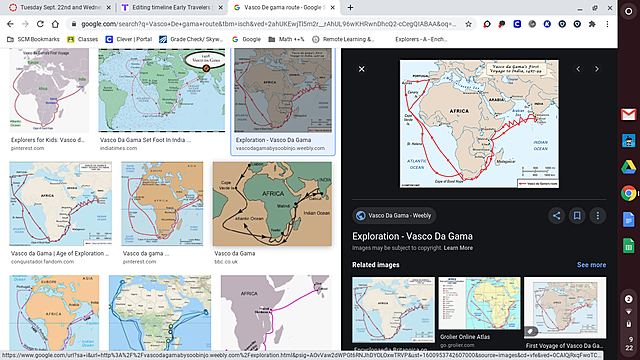 Vasco Da Gama Sailed all around Africa and to India