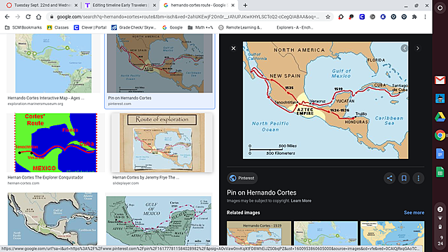 Hernando Cortes- Sailed for Spain