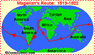 Ferdinand Magellan sailed for Spain