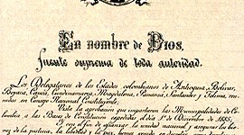 Timeline: HISTORIA DE LA CONSTITUCION DE COLOMBIA