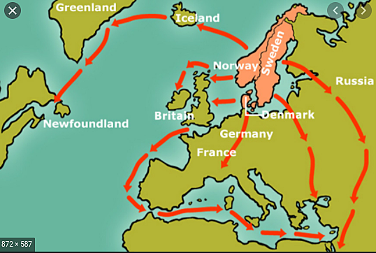 Leif Erkison sailed for Iceland