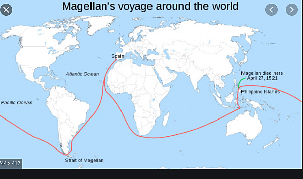 Ferdinand Magellen sailed for Portugal and later Spain