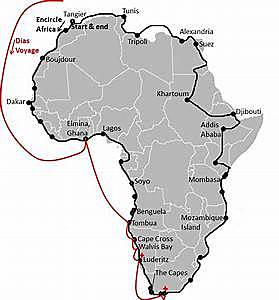 Bartolomeu Dias: sailed for the country of portugal