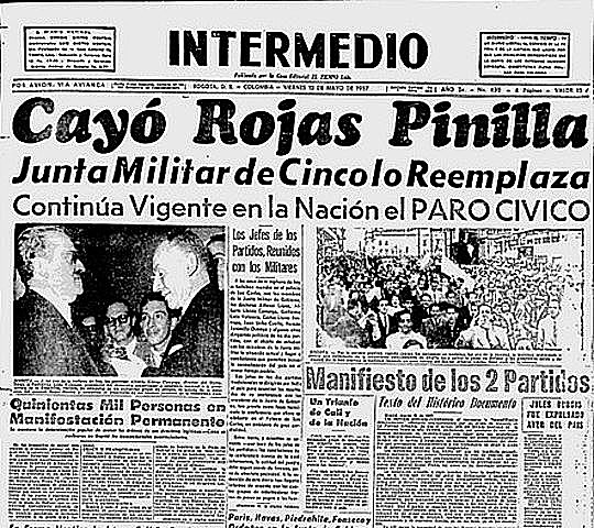 ¿Que ocurre con Rojas Pinilla?