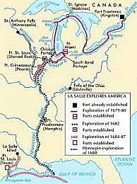 Robert Cavelier de La Salle sailed for France