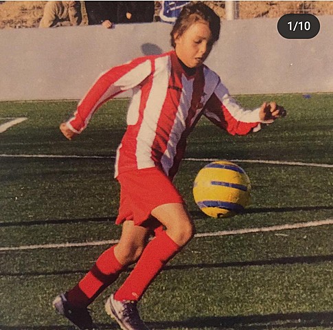 My brother starts in football