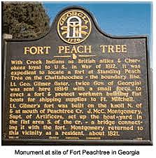 fort peachtree was built