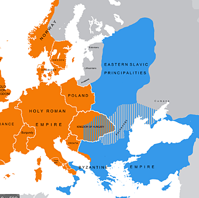 Division in Orthodox and Catholic Churches