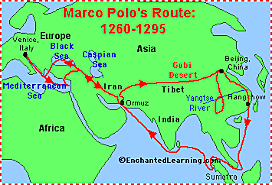 marco polo returned from china