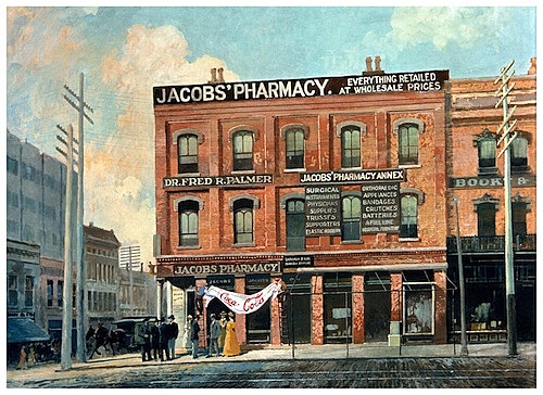 Jacobs Pharmacy began selling Coca Cola