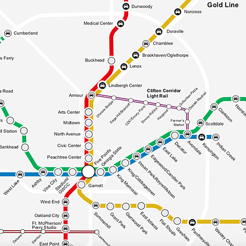 ATL had 12 railroad lines