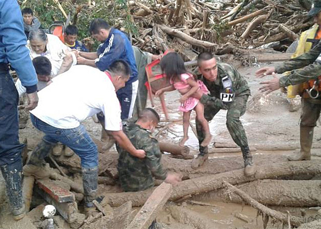 Avalancha en la Capital Putumayense