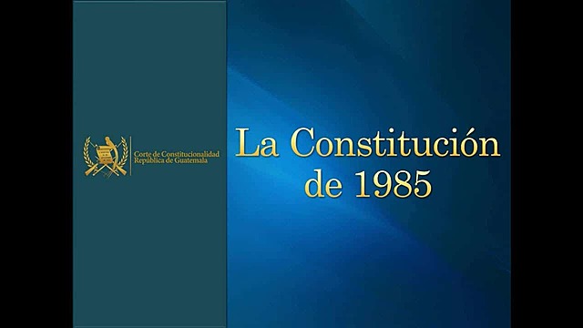 CONSTITUCIÓN POLÍTICA DE LA REPÚBLICA DE GUATEMALA