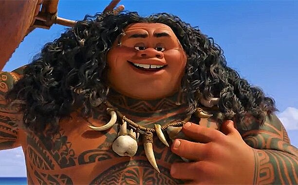 Moana Makes It to This Place And Picks Up Maui