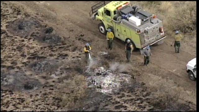Skyranger flies over Quail Ridge Fire for second time