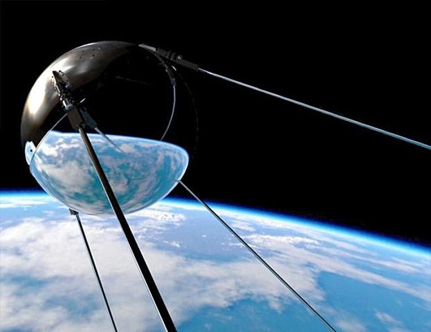 mise en orbite du premier satellite artificiel de l'histoire
