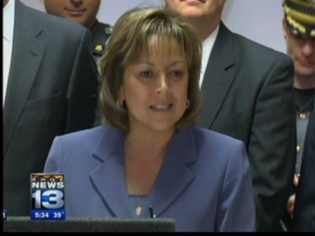 Governor Martinez tours Quail Ridge Fire damage