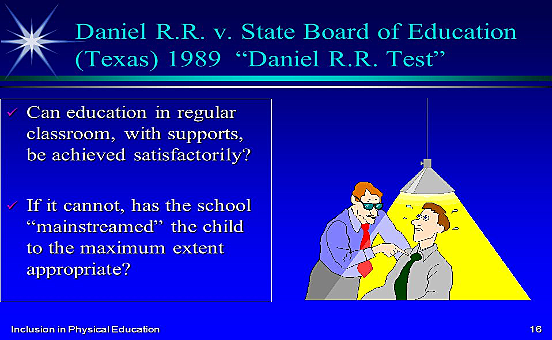Class Placement Daniel R.R. VS State Board of Education