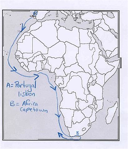 Bartolomeu Dias sailed for Portugal