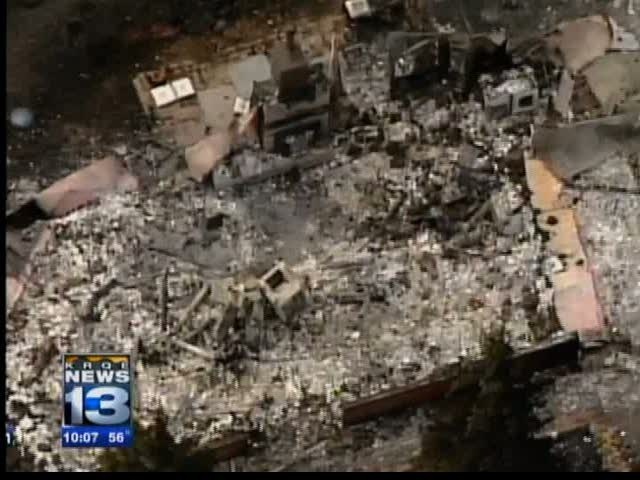 Bingaman, Udall tour Quail Ridge Fire damage