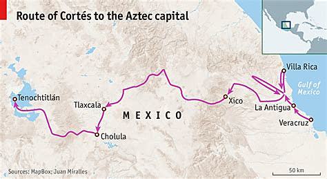 Hernando Cortes Sailed for Spain