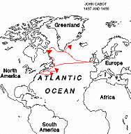 John Cabot explored for Italy