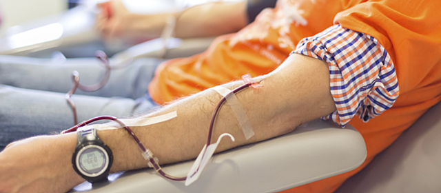 Percy Oliver established the first blood donor service