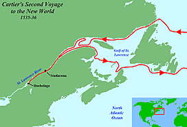 Jacques Cartier sailed for France