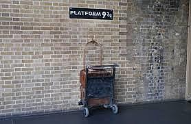 The journey from the platform Nine and Three-quarters